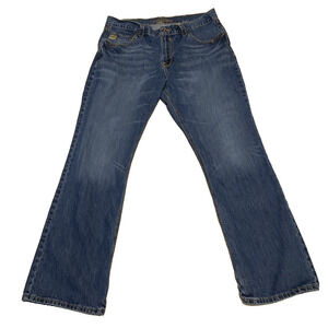 Cinch Carter Jeans Mens Size 38 x 34 Embroidered Pockets Western Cowboy Jeans